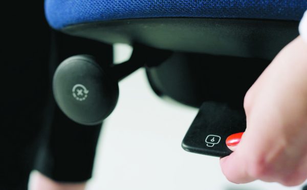 RH Logic 200 Medium Back Black Office Chair - Image 6