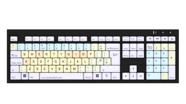 VTKeys Dyslexie PC Keyboard