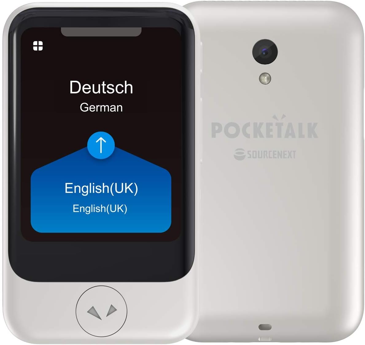 Pocketalk S device, front and back