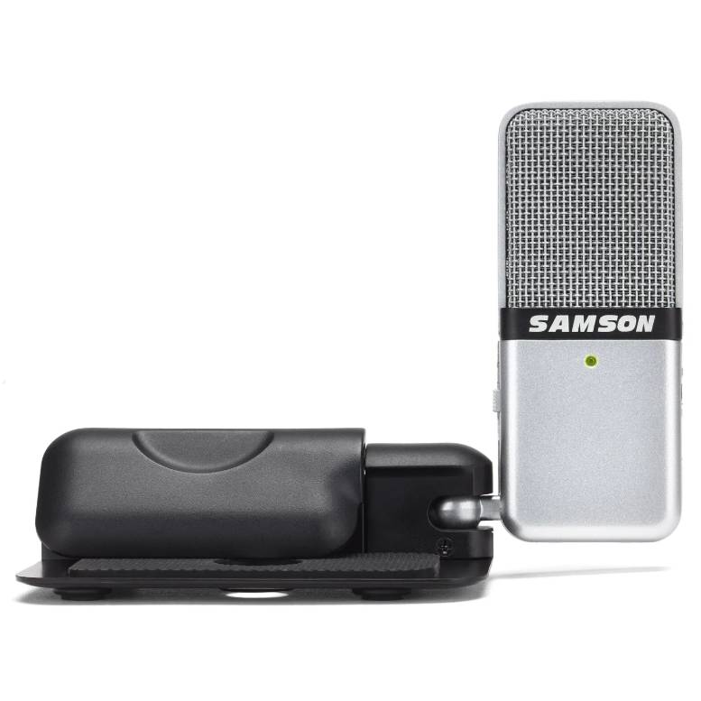 Samson Go Mic open, and face on