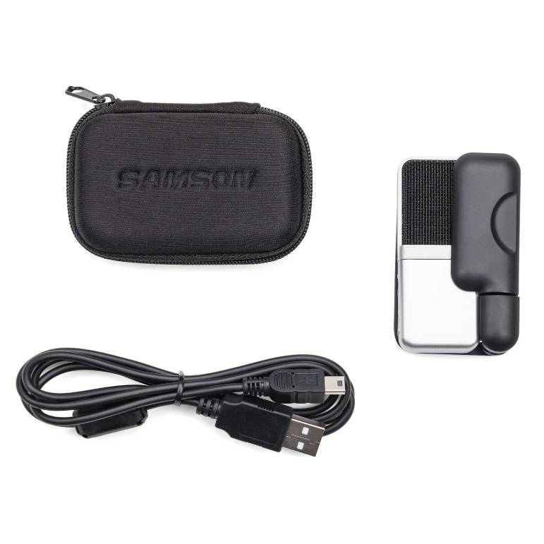 Samson Go Mic, protective case and usb cable