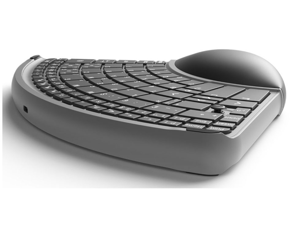 TiPY One-Handed Keyboard from back