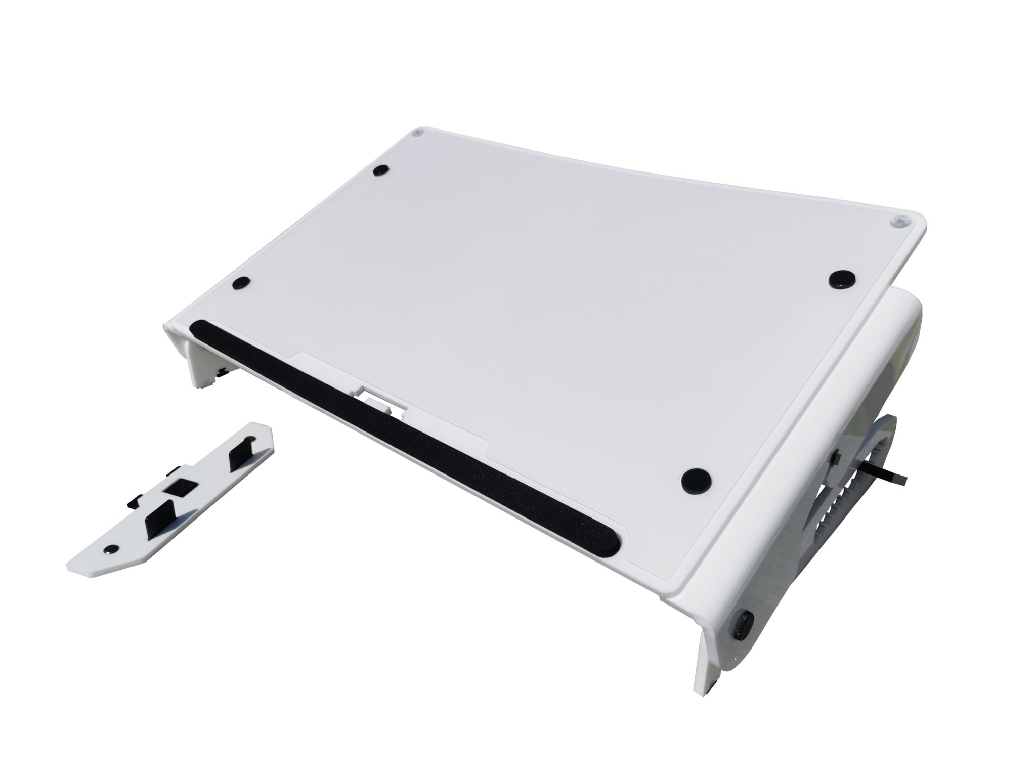 Ergonomic Café U Slope Pro angled document holder with white adjustable writing surface