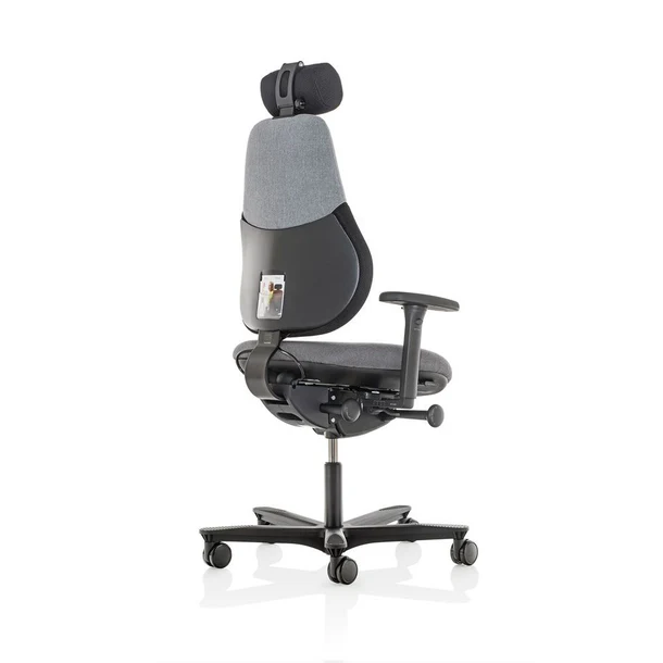 Orangebox flo high back ergonomic task chair with headrest, arms with 360 degree rotation - Image 2
