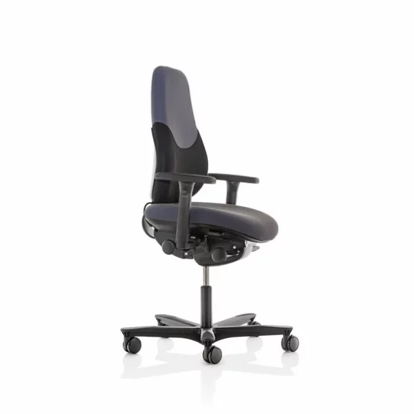 Orangebox flo high back ergonomic task chair, arms with 360 degree rotation