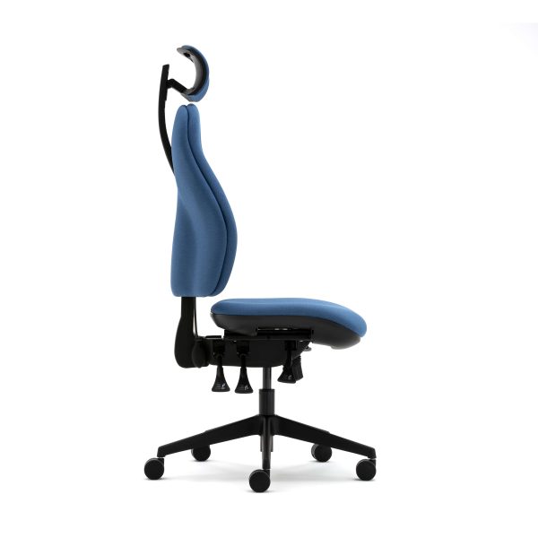 Orthopaedica high back posture chair, headrest, no arms, ILS, SS - Image 3