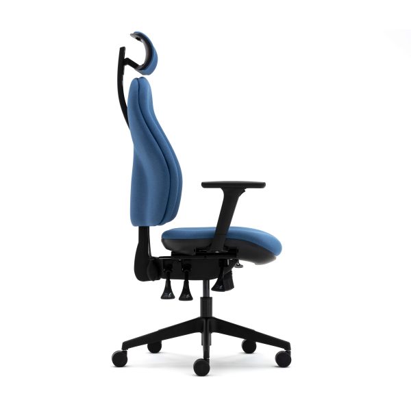 Orthopaedica high back posture chair, headrest, height adjustable arms, ILS, SS - Image 3