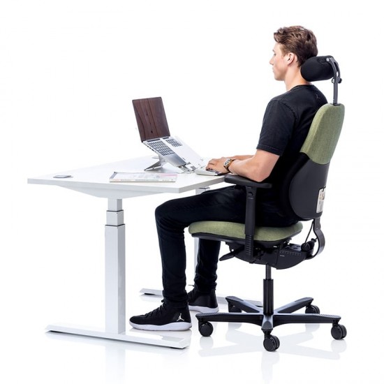 Orangebox flo high back ergonomic task chair, no arms, no headrest - Image 5