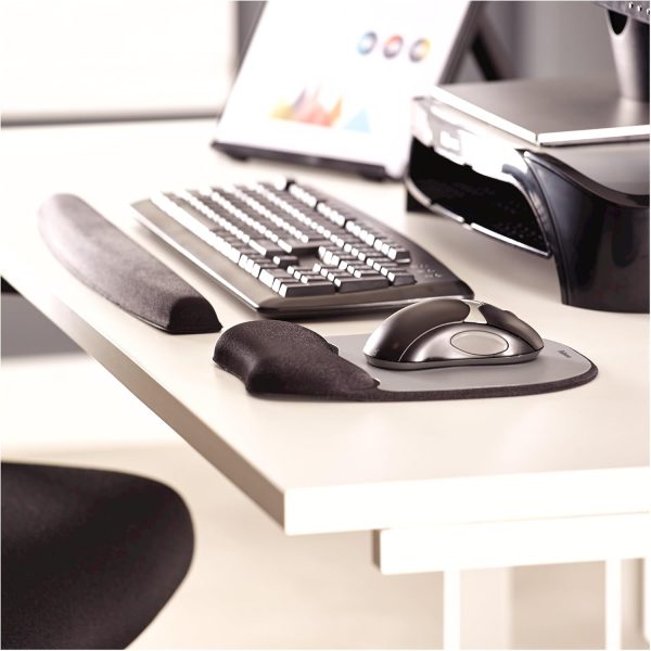 Fellowes Memory Foam Keyboard Rest Black - Image 3