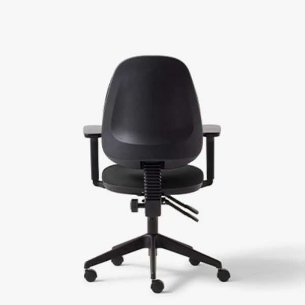 Saturn high back task chair, upholstered seat and inner backrest, standard mechanism, HA arms - Image 3