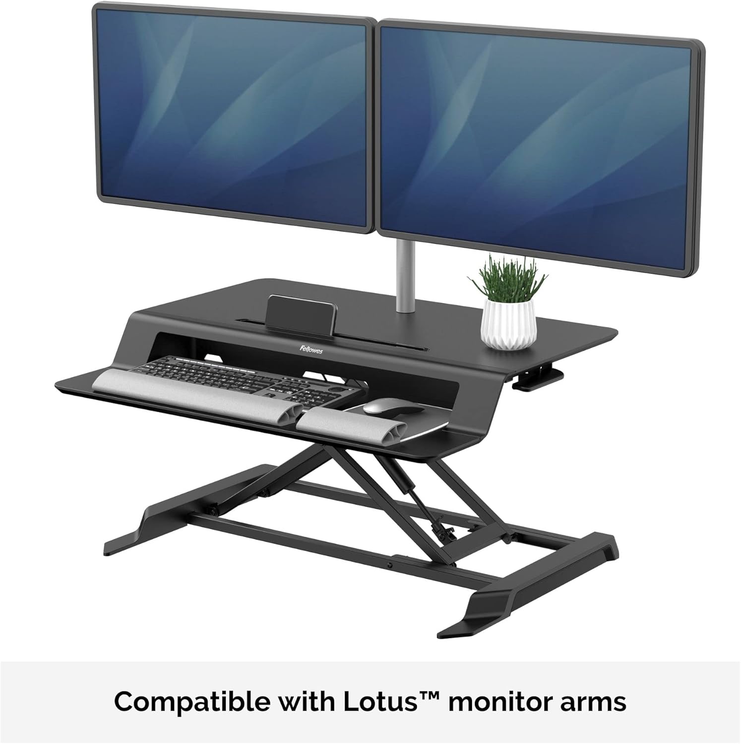 Fellowes Lotus LT Sit/Stand Workstation - Image 3