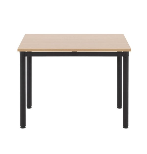 Axis rectangular table, mfc top, 4 leg frame in black - locking mechanism