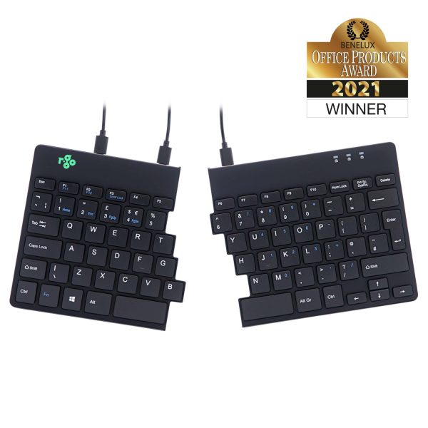 R-Go Split Keyboard UK black wired