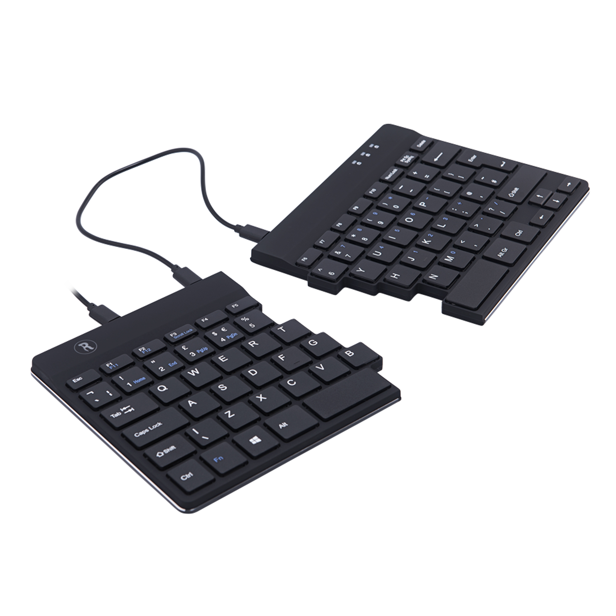 R-Go Split Keyboard UK black wired - Image 5