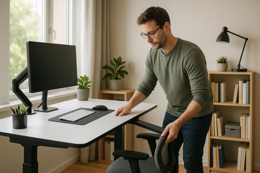 Ergonomic Desk Set up