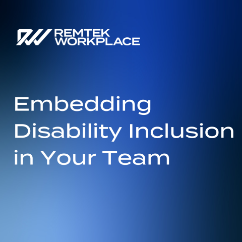 Embedding Disability Inclusion in Your Team