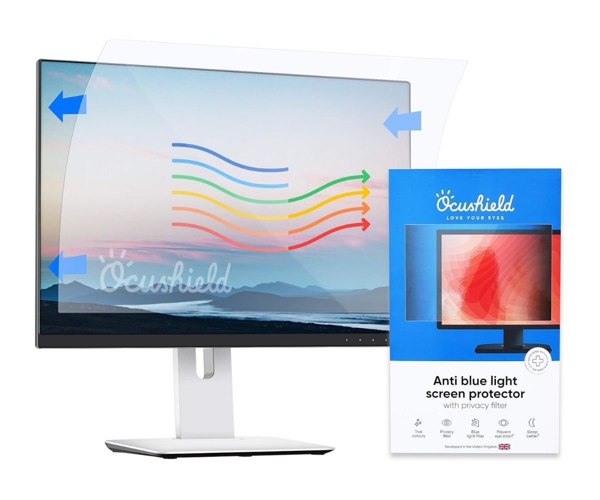 Ocushield 22” (16:10) Premium Anti Blue Light Screen Protector with Privacy Filter