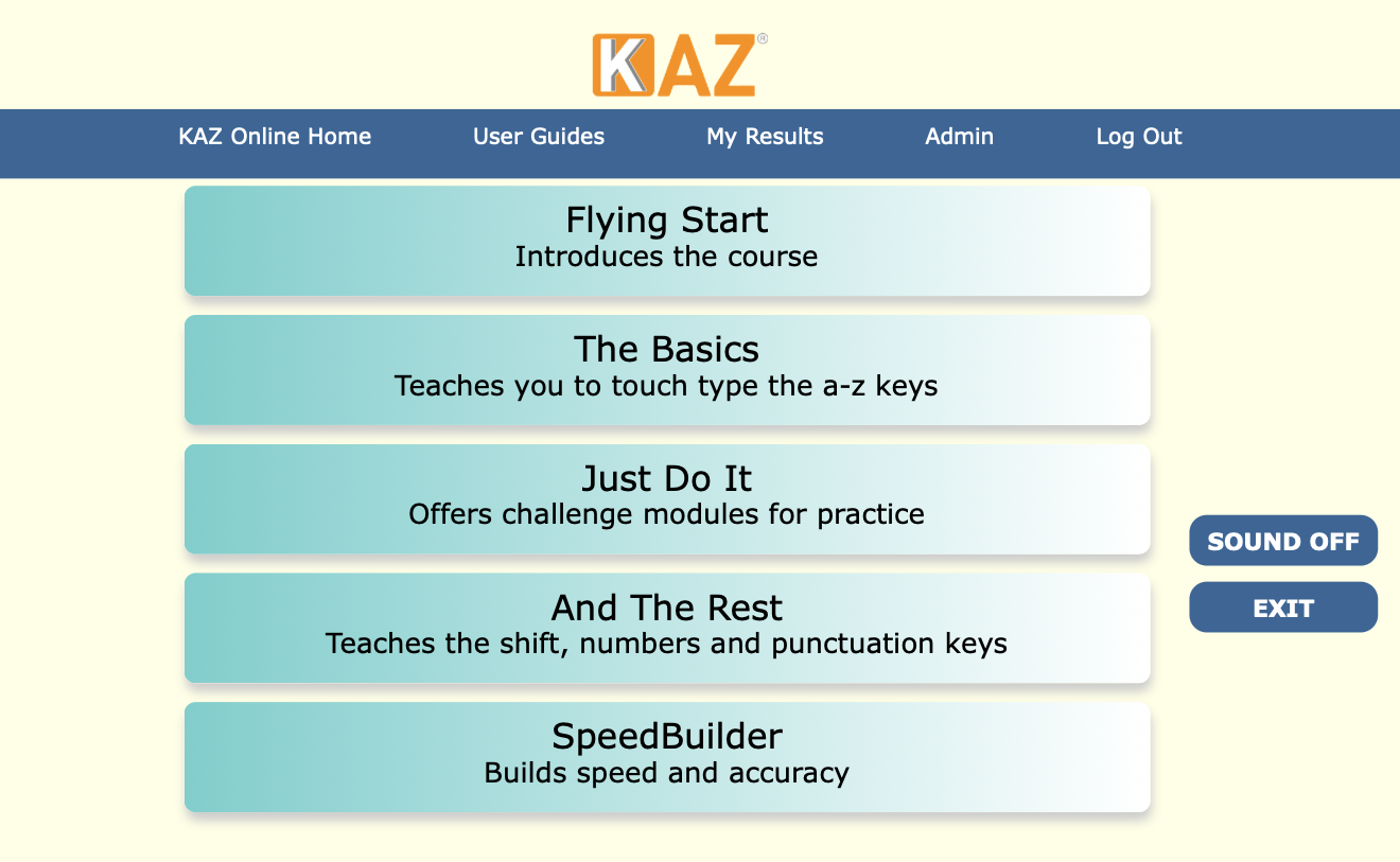 KAZ - Accessible Touch Typing Software - Image 4