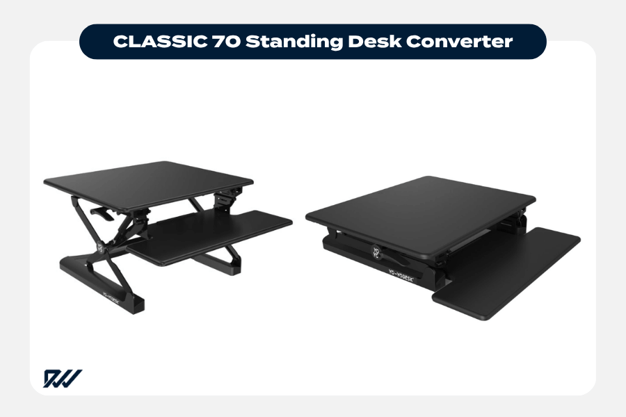 Classic 70 Standing Desk Converter – Compact Sit-Stand Platform