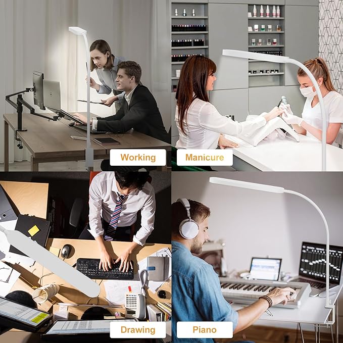 SKYLEO LED Desk Lamp with Gooseneck - Image 2