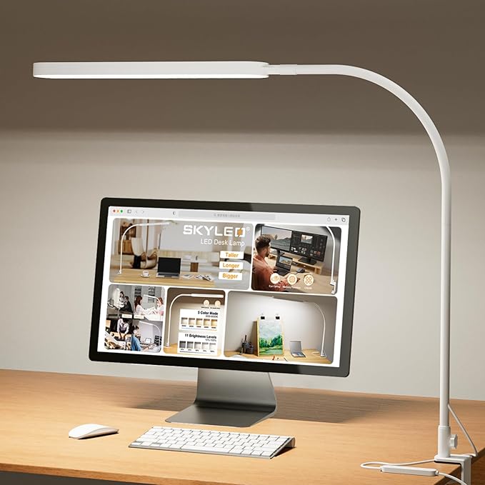 SKYLEO LED Desk Lamp with Gooseneck