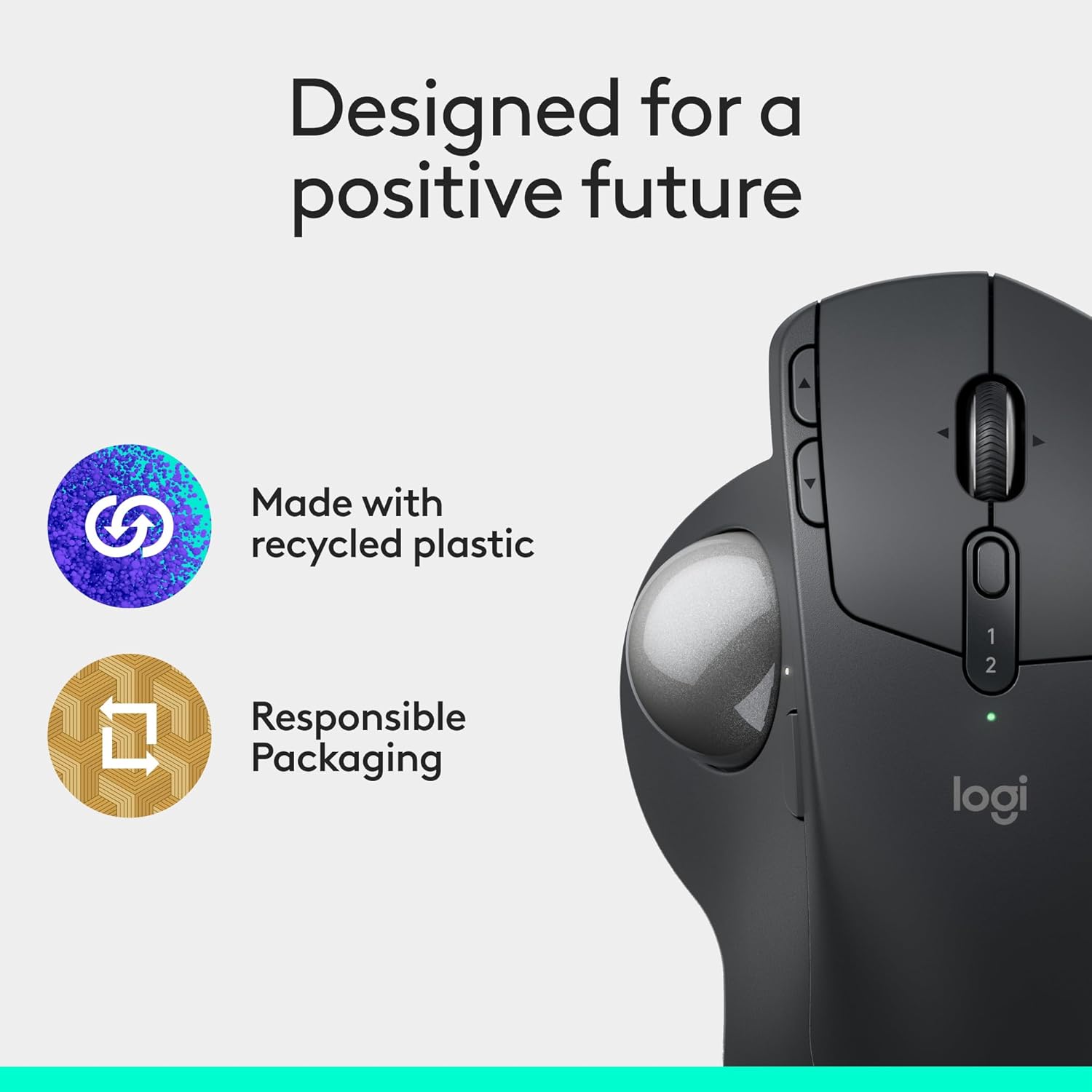 Logitech MX Ergo S Trackball Wireless Mouse - Image 4