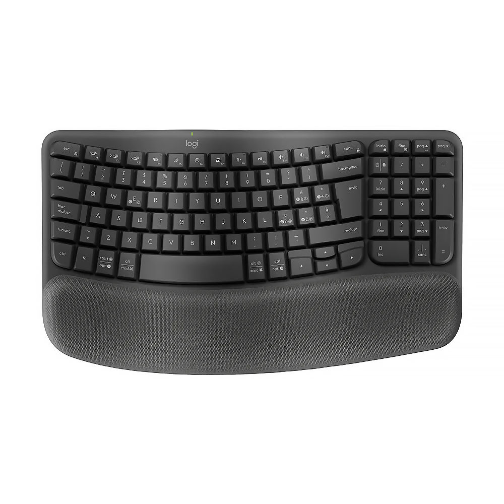 Logitech Wave Keys Wireless Ergonomic Keyboard - Image 2