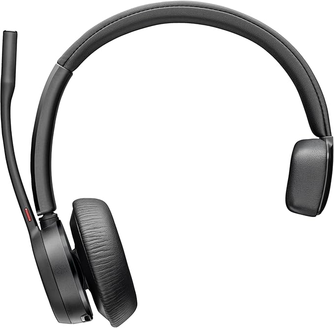 POLYVoyager 4310 UC Mono Headset, BT700 Adapter, Stand - Image 2