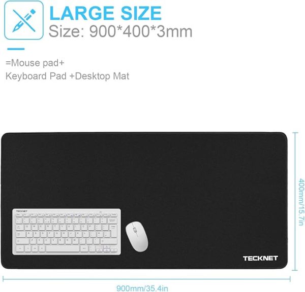 Technet Mouse Mat TECKNET Gaming Mouse Mat, 900x400x3 mm Large Mouse Pad | Remtek Workplace