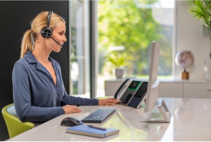 POLYVoyager 4310 UC Mono Headset, BT700 Adapter, Stand - Image 4
