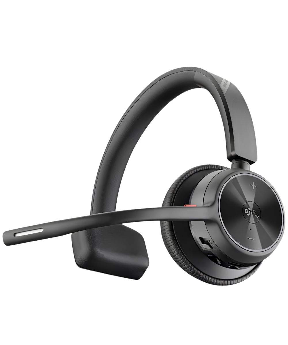POLYVoyager 4310 UC Mono Headset, BT700 Adapter, Stand