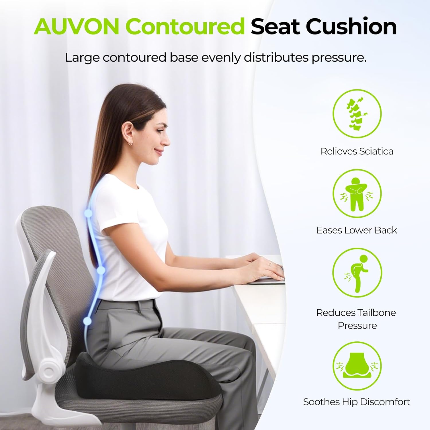 AUVON Contoured Seat Cushion - Image 2