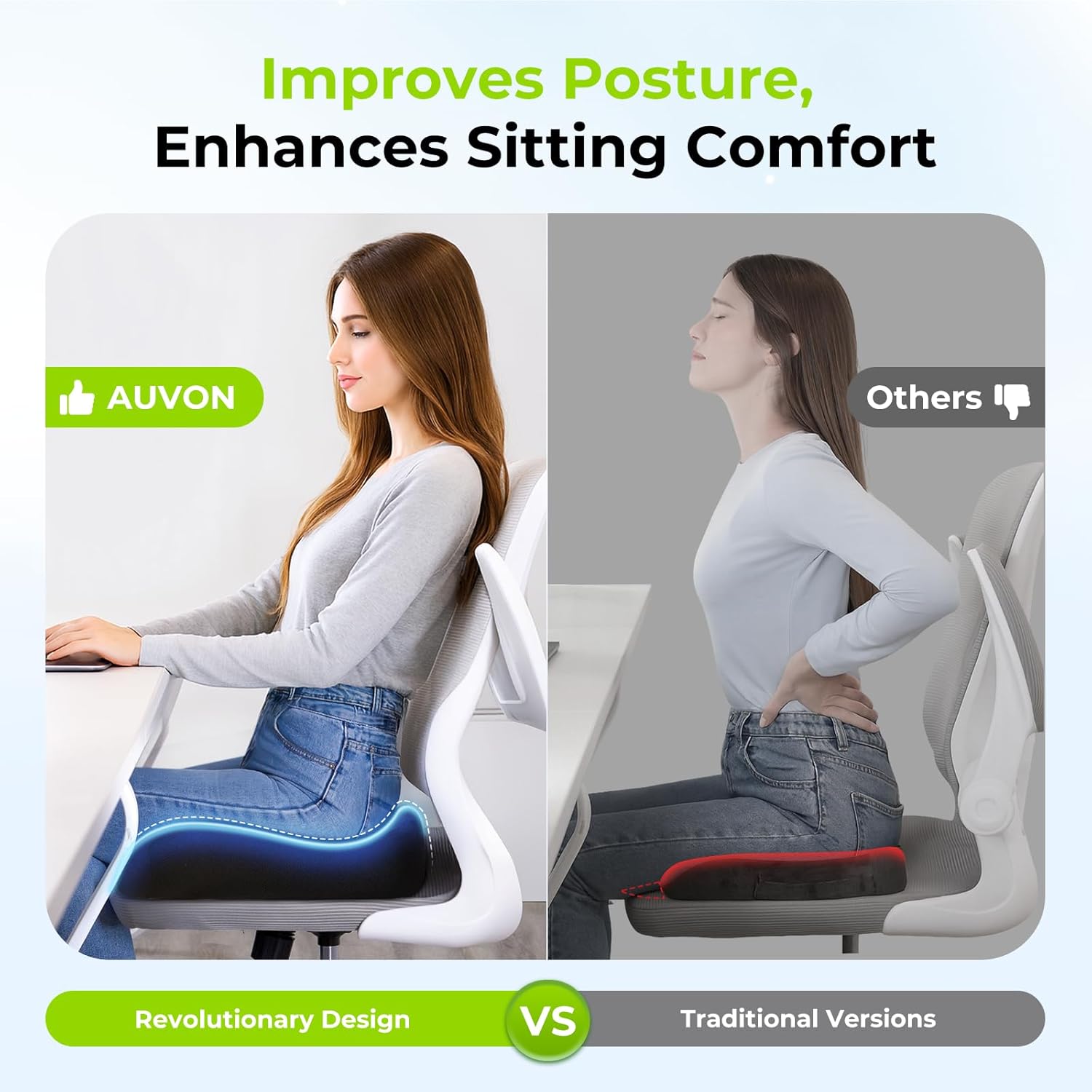 AUVON Contoured Seat Cushion - Image 4