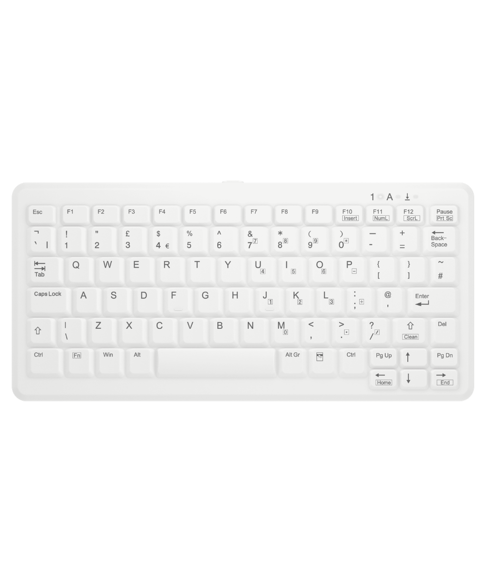 Contour Active Key ClassicClean Medical Keyboard Removable Cover Mini Wireless White C4110 - Image 2